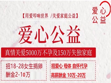 武定捐卵助孕生子 爱心志愿者招募